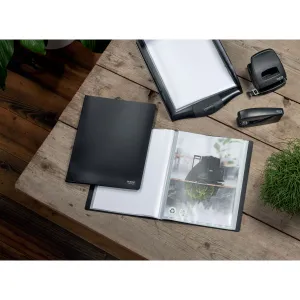 Teczka ofertowa recycle A4 kolor: czarny 20 kieszeni Leitz (46760095)
