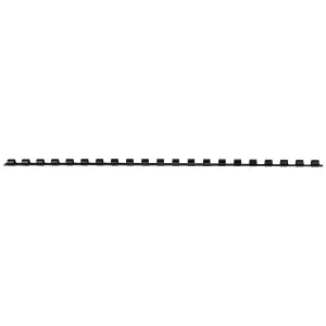 Grzbiety do bindowania Titanum A4 - czarny śr. 6mm (6CZ)