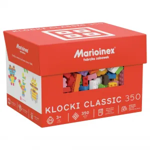 Klocki konstrukcyjne Classic Blocks 350 elementów Marioinex
