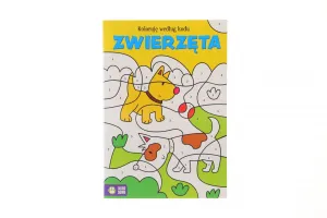 Książeczka edukacyjna Koloruję wedłu kodu. Zielona Sowa (Zwierzęta.)