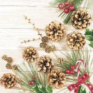 Serwetki Pol-mak gwiazdka - mix 330mm x 330mm (Sd GW)