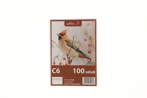 Koperta C6 sk biała [mm:] 114x162 A&G Koperty 100 sztuk