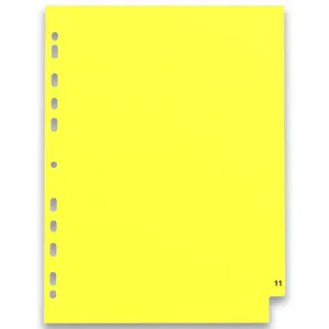 Przekładka numeryczna A4 mix 12k 1-12 [mm:] 225x300 Oxford (100204769)