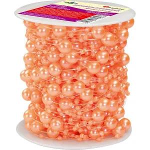 Perełki Titanum Craft-Fun Series na żyłce pomarańczowy (D-9)