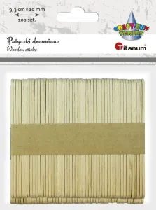 Ozdoba drewniana Craft-Fun Series patyczki Titanum (BG017)