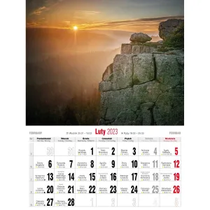 Kalendarz ścienny Avanti Krajobrazy 230mm x 305mm (5901769620001)