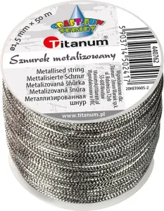 Sznurek Craft-Fun Series srebrny 50m Titanum (20HET0605-)