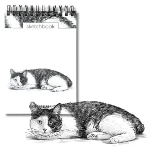 Blok artystyczny szkicownik kot A6 120g 60k Narcissus