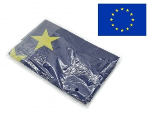 Flaga One Dollar Unia Europejska z tunelem na dzrewiec 1150mm x 700mm (342279)