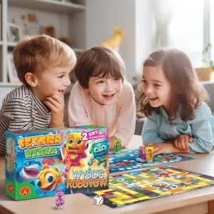 Gra planszowa gra planszowa Szybka Rybka / Wyścig Robotów Alexander