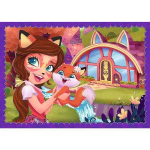 Puzzle Trefl Enchantimals zabawa z pupilami 4W1 4w1 el. (34305)