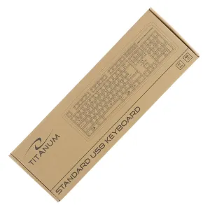 Klawiatura Titanum USB - czarny (TK101)