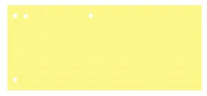 Przekładka czysta Tres 1/3 A4 żółta 190g 100k 240mm x 105mm (PKI240/ŻÓŁ)
