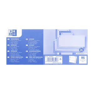 Przekładka czysta 1/3 A4 różowa 180g 100k Oxford (100205027)