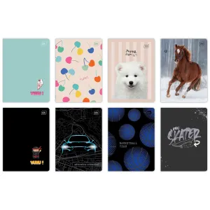 Zeszyt MIX A5 32k. 70g krata Interdruk (ZE32KF#)