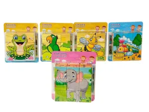 Klocki obrazkowe drewniane Adar (613911)