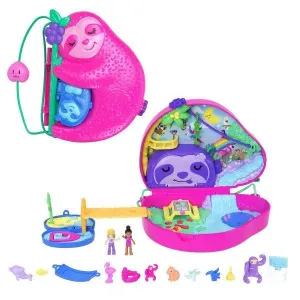 Figurka Polly Pocket Kompaktowa torebka LENIWCE wkład Matchbox (HRD40)