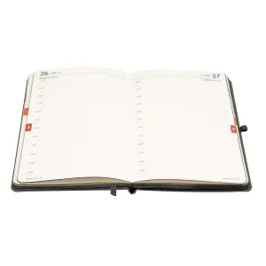 Kalendarz książkowy (terminarz) BLACK/BLACK 2026 A5 Antra (A5 DNS)