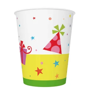Kubek jednorazowy daisy papier 250ml Pol-mak (01)