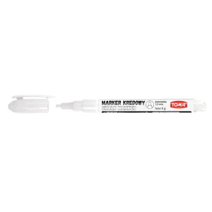 Marker specjalistyczny kredowy wkład biały 1,5mm okrągła końcówka Toma (TO-293 0 2)