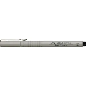 Cienkopis kreślarski Ecco Pigment wkład czarny 0,4mm 1kol. Faber Castell (FC166499)