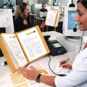 Prezenter żółty A4 Durable (5606-04)