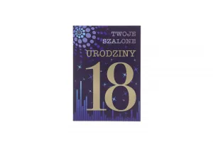 Kartka składana 18-stka Extra B6 Pol-mak (b6x)