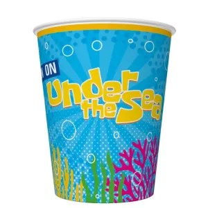 Kubek jednorazowy daisy papier 250ml Pol-mak (01)