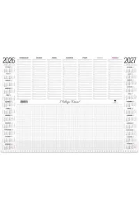 Kalendarz biurkowy duży z listwą 594mm x 420mm Pan Kalendarzyk (A2)