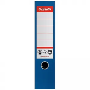 Segregator dźwigniowy Esselte No.1 neutralny pod względem emisji CO2 A4 niebieski 75mm (627565)