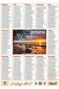 Kalendarz ścienny Plakietka B4 Pan Kalendarzyk (B4)