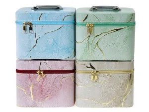 Kuferek M, walizka z lusterkiem, zapinany na zamek, 21x14x13cm Adar (372917)