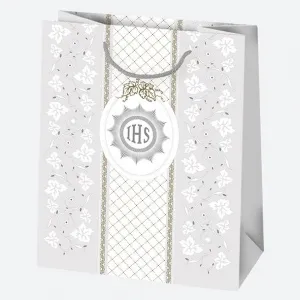 Torba prezentowa Pol-mak torba ozdobna komunia brokat 190mm x 230mm x 105mm (t4b)