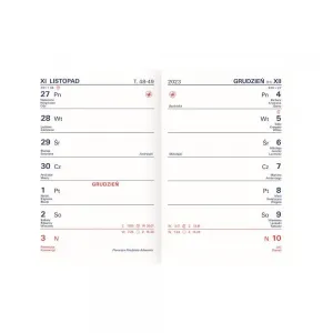 Kalendarz książkowy (terminarz) Telegraph TIK IMPRESS kieszonkowy 82mm x 120mm (K1)