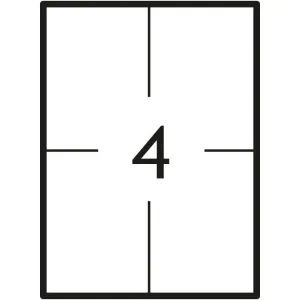 Etykieta samoprzylepna A4 biała Grand (030)