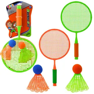 Rakieta plażowa 2 Rakietki 2 Duże Lotki Z Piłką Lean (23240)