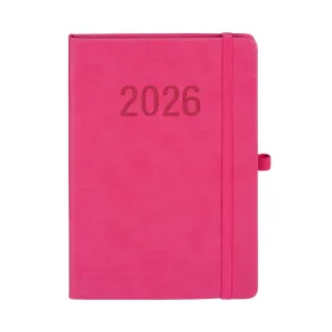 Kalendarz książkowy (terminarz) 2026 MEMOFIX  TDW A5 Antra (RÓŻOWY)