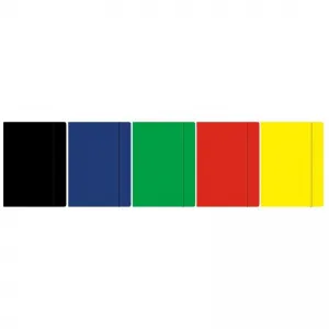 Teczka kartonowa na gumkę Rexus A4 kolor: mix (603525)