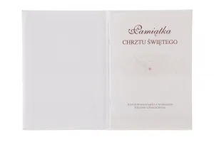 Książeczka pamiątkowa z komunii Chrzest Merigraf (9788365430342)