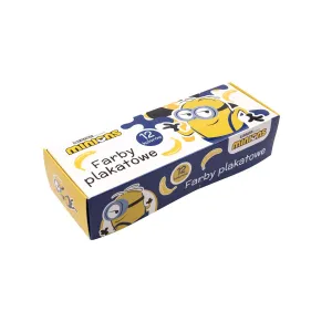 Farby akwarelowe Minionki 20ml 12 kolor. Beniamin