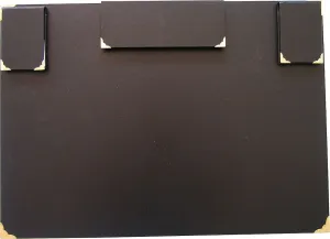 Podkład na biurko Warta z wyposażeniem - czarny 700mm x 500mm (1824-910-012)