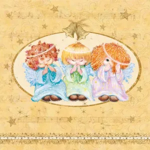 Serwetki Pol-mak gwiazdka - mix 330mm x 330mm (Sd GW)