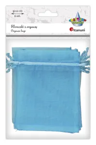 Organza Craft-Fun Series Woreczki z organzy turkusowy Titanum (25BJ033127-2)