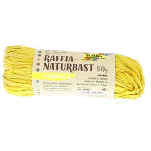 Rafia Folia cytrynowy 50g (FO 90-12)