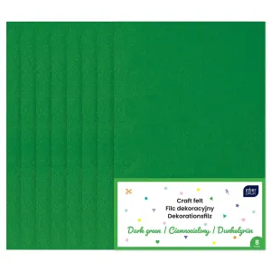Filc kolor: Zielony 8 ark. Interdruk (IFILCCZIE)