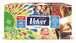 Chusteczki higieniczne Velvet 120 120 szt (Paradise)
