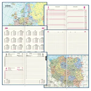 Kalendarz książkowy (terminarz) PREMIUM A5 Press (DZIENNY)