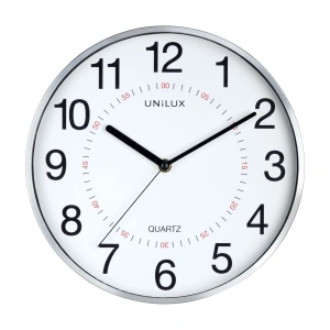 Zegar ścienny Unilux Aria metaliczny szary (400094280)