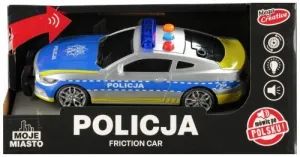 Samochód  policyjny światło i dźwięk Mega Creative (552098)