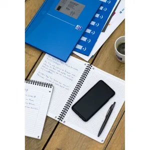 Kołozeszyt (kołobrulion) Oxford Essentials A5 90k. 90g krata 148mm x 210mm (100102938)